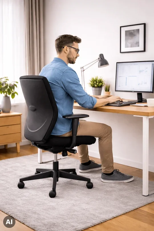 Hoff Level Comfort - Bürostuhl Polsterrücken