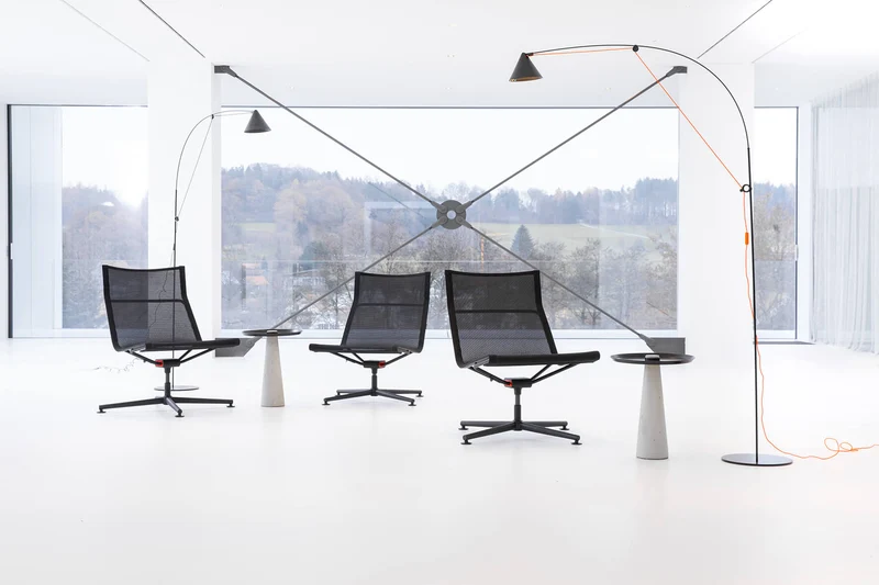 D1 Low Lounge in schwarz
