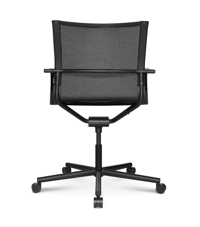 D1 Office Arbeitsstuhl Schwarz m. Rollen