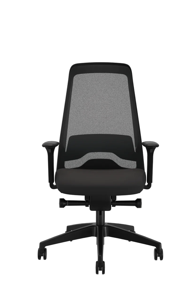 Interstuhl Every Select Plus EV 267 Bürostuhl Schwarz – verstellbare Flextech-Synchronmechanik und hohe Rückenlehne
