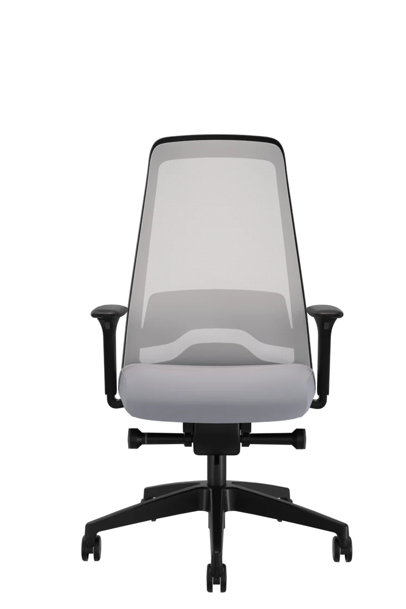 Interstuhl Every Select Plus EV 267 Bürostuhl Grauweiss – verstellbare Flextech-Synchronmechanik und hohe Rückenlehne