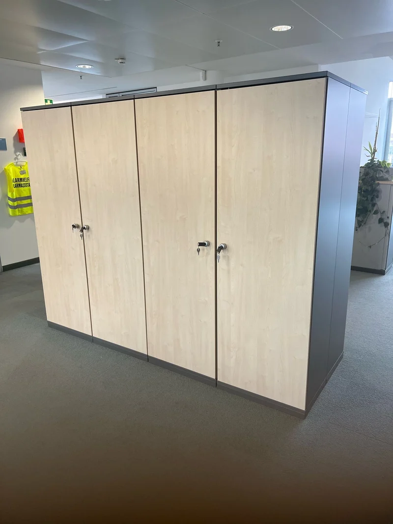 5OH Wandschrank in Ahorn/Anthrazit