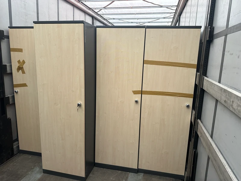 5OH Wandschrank in Ahorn/Anthrazit