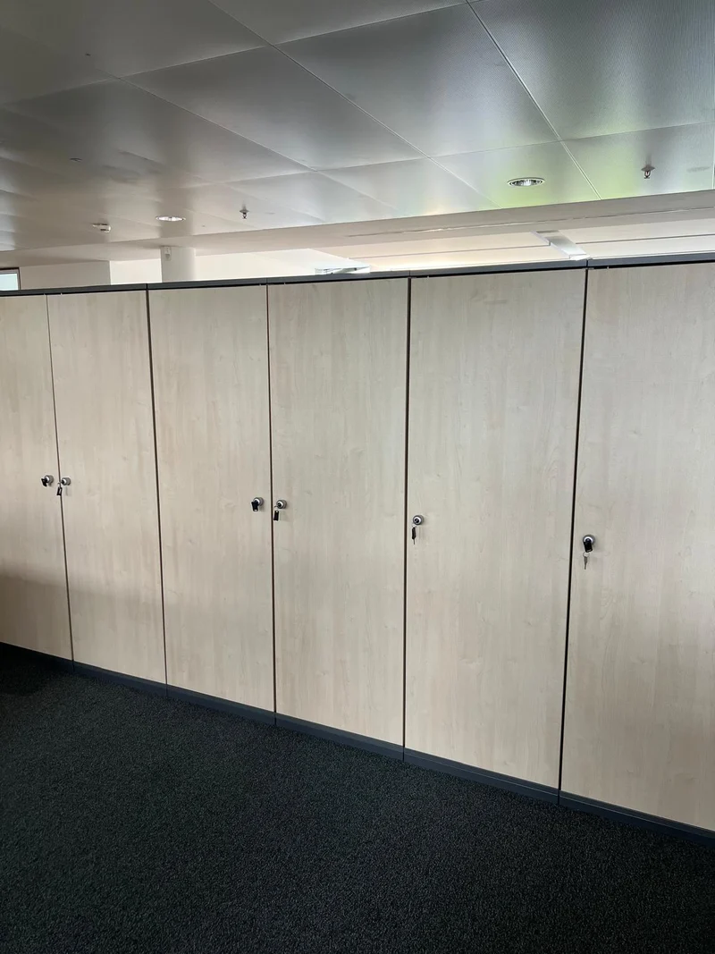 5OH Wandschrank in Ahorn/Anthrazit