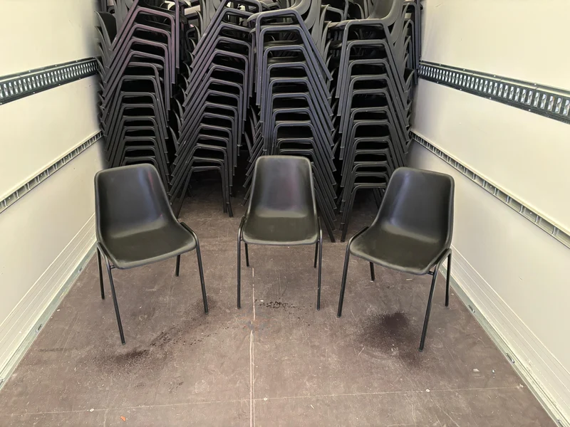 Stapelstuhl Konferenzstuhl Schwarz