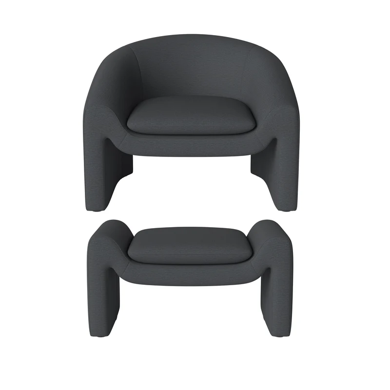 Mielo Armchair & Footstool