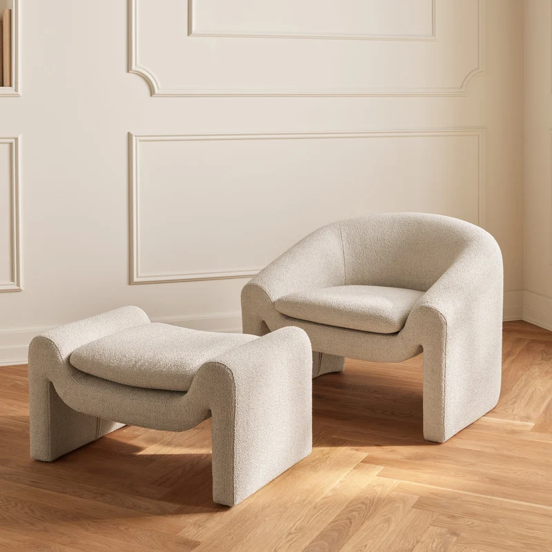 Mielo Armchair & Footstool