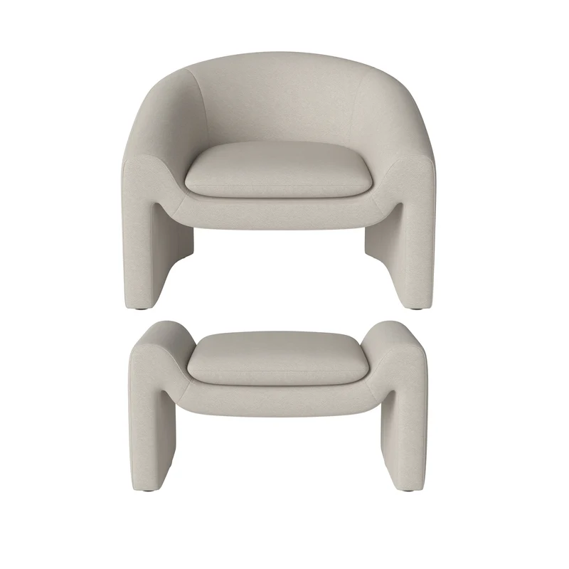 Mielo Armchair & Footstool