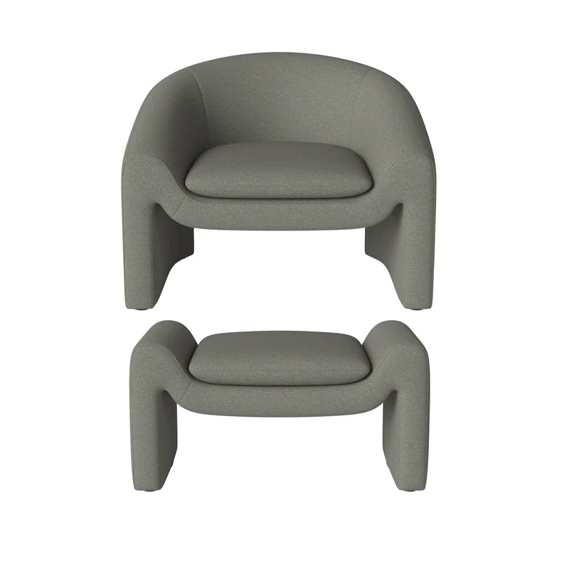 Mielo Armchair & Footstool