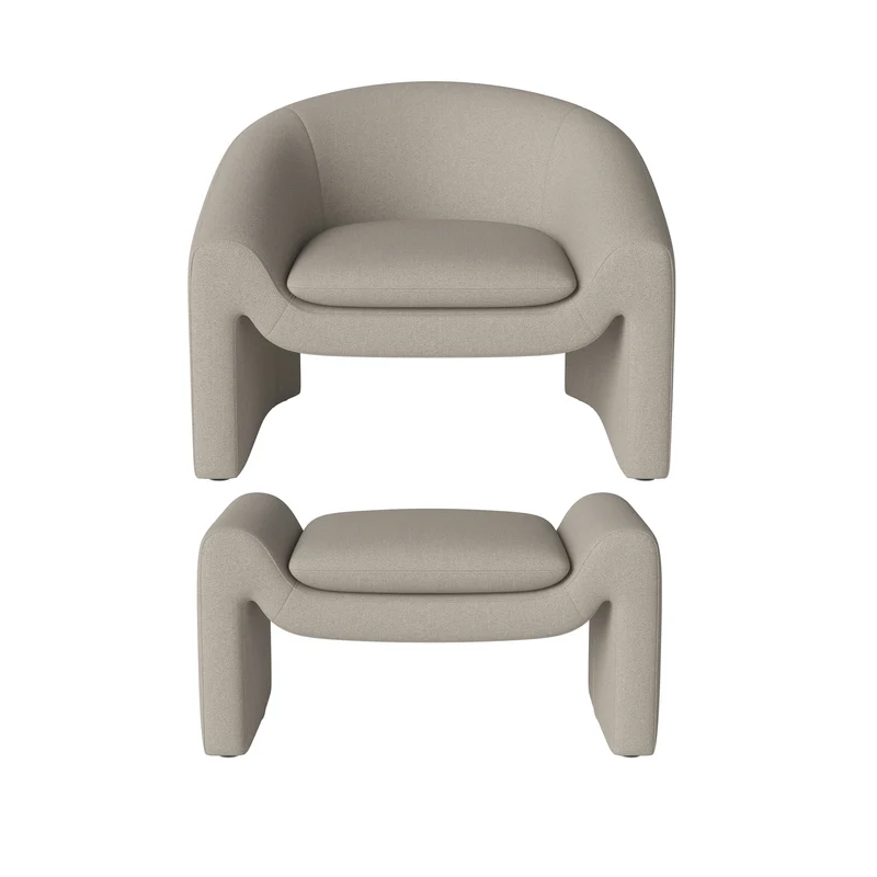 Mielo Armchair & Footstool