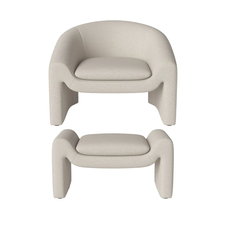 Mielo Armchair & Footstool