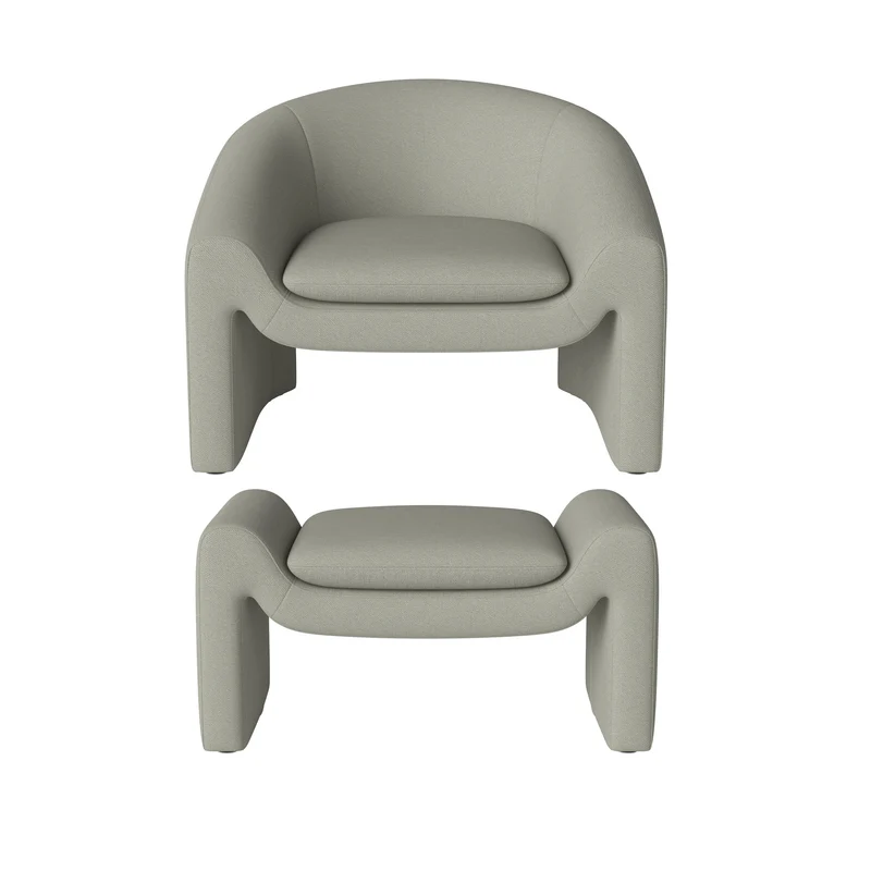 Mielo Armchair & Footstool