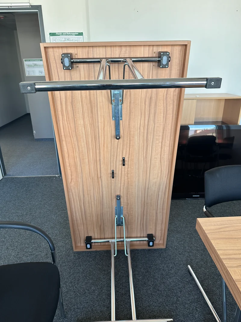 Konferenztisch Klapptisch Nussbaum