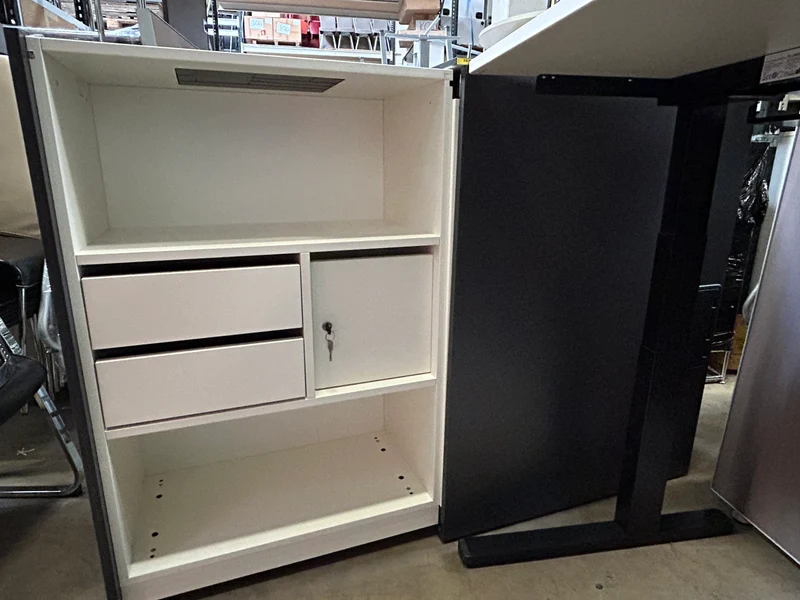 König & Neurath Apothekerschrank Anthrazit / Weiß
