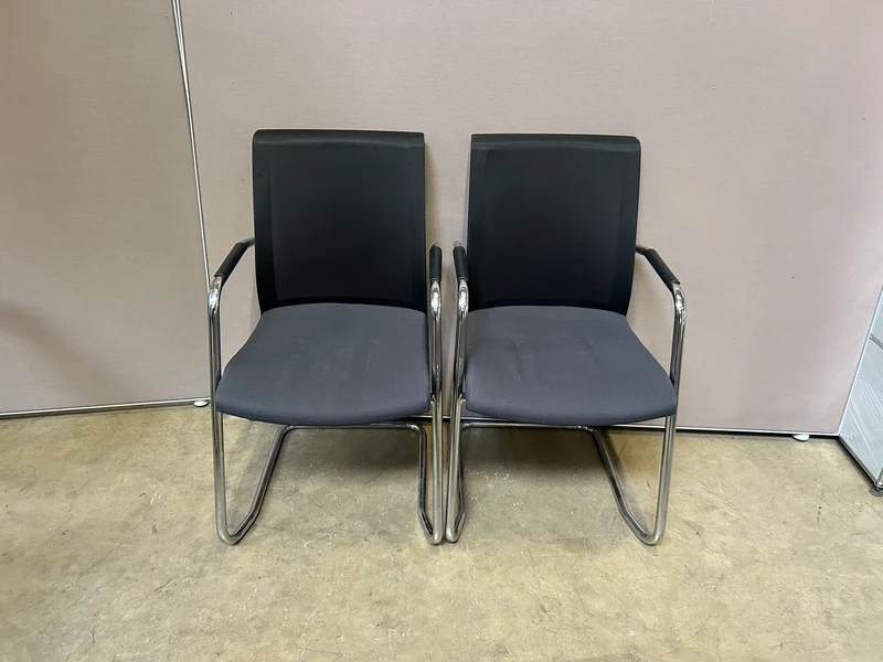 Konferenzstuhl Schwarz/Anthrazit