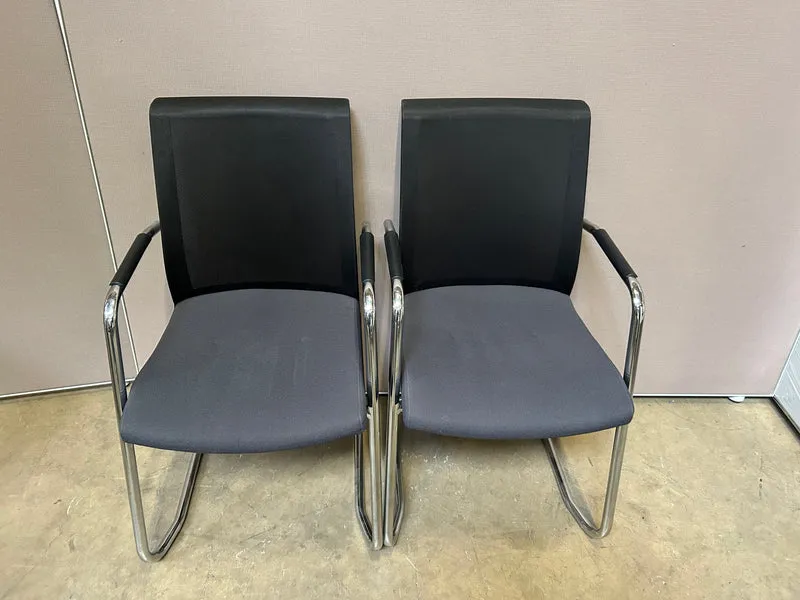 Konferenzstuhl Schwarz/Anthrazit