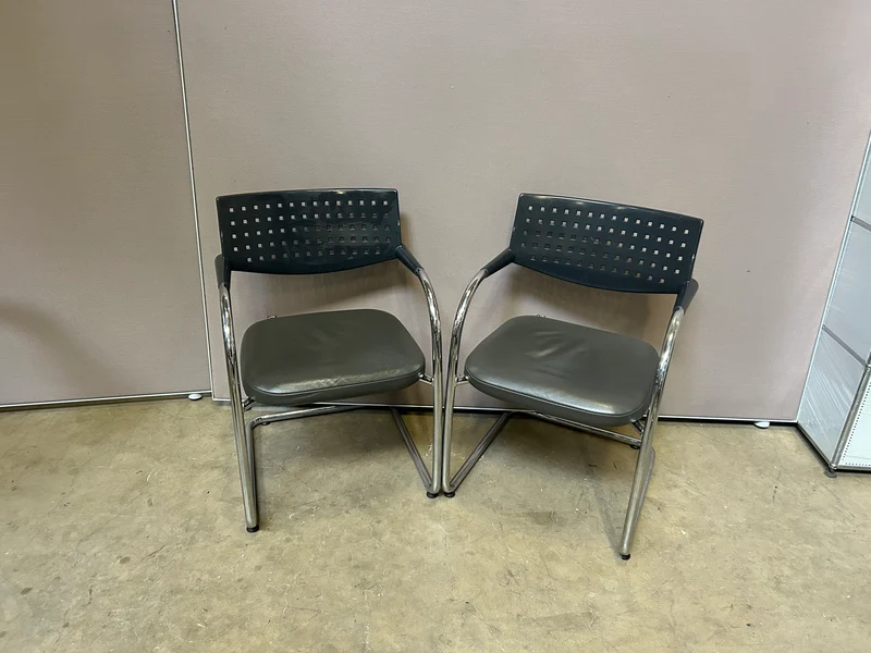 Vitra Visavis Visasoft Leder Konferenzstuhl