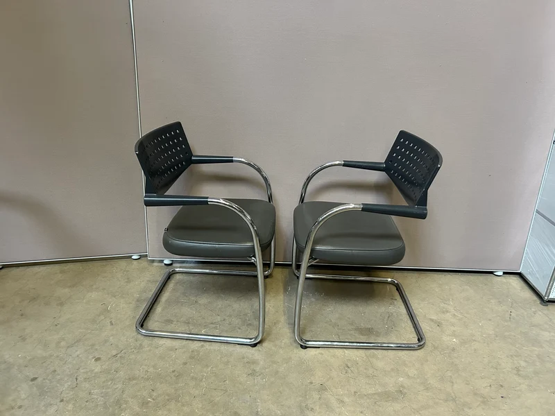 Vitra Visavis Visasoft Leder Konferenzstuhl