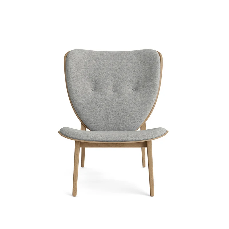 Elephant Chair in Light Grey Wool - 2 only