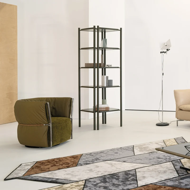 Belt Swivel Armchair
