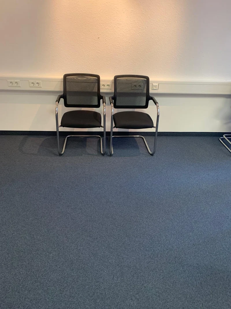 Dauphin Freischwinger mit Netzrücken Konferenzstuhl