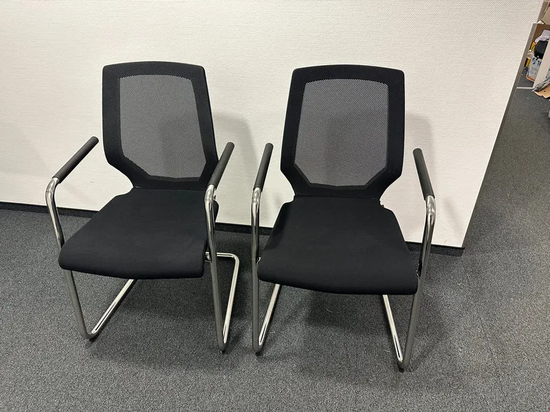 König Neurath Jet 2 Konferenzstuhl Schwarz