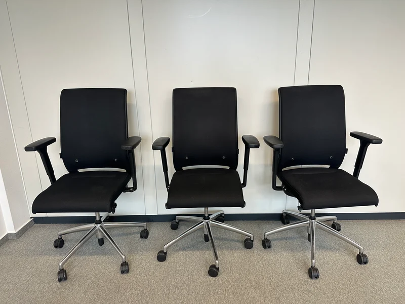 Interstuhl Hero Bürodrehstuhl Schwarz