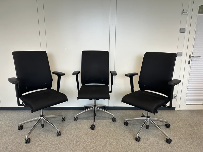 Interstuhl Hero Bürodrehstuhl Schwarz