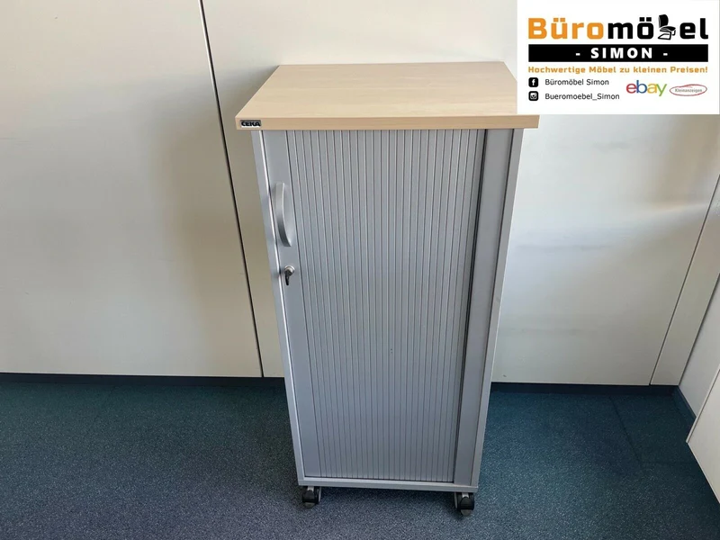 Ceka Caddy Aktenschrank Ahorn / Silber