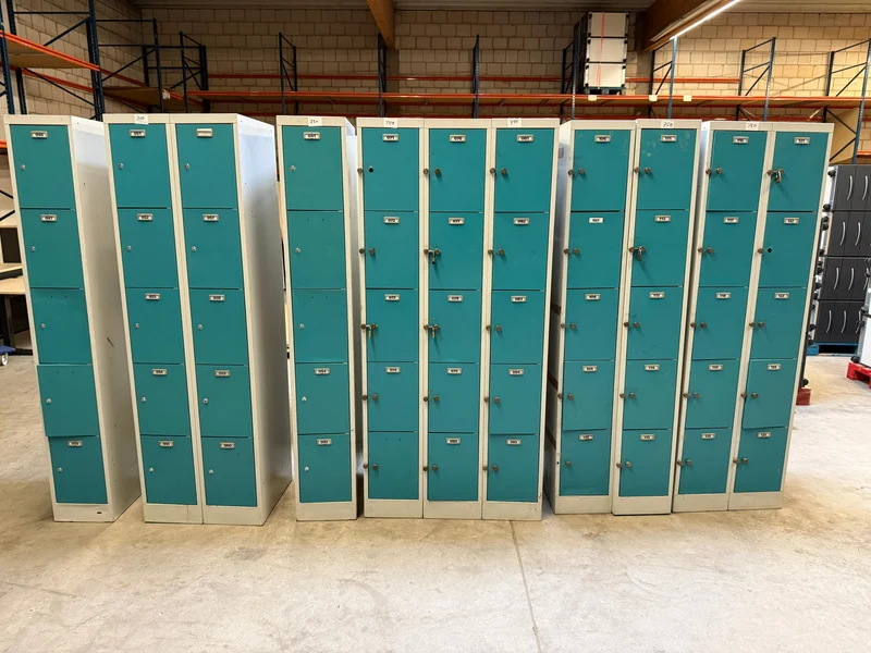 Schließfachschrank Blau