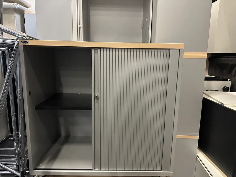 Ceka Sideboard Ahorn/Silber