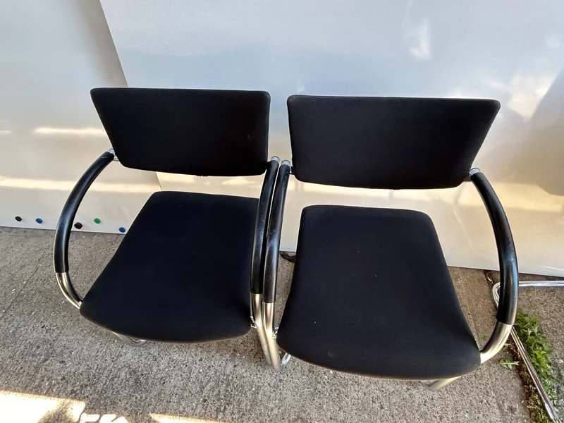 Konferenzstuhl Schwarz