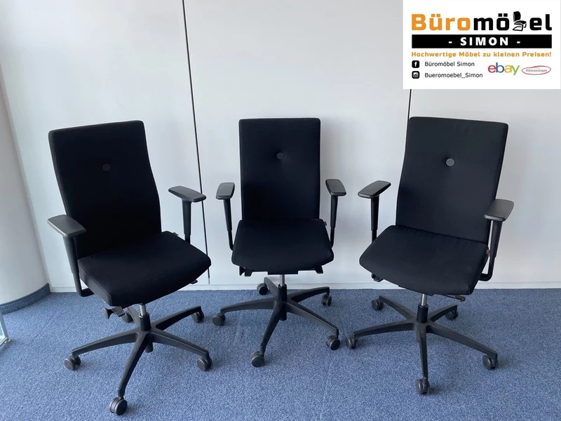 Züco Bürodrehstuhl Schwarz