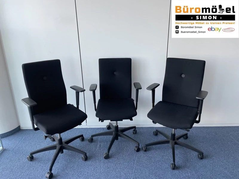 Züco Bürodrehstuhl Schwarz