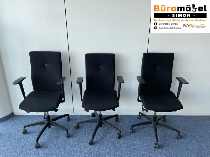 Züco Bürodrehstuhl Schwarz