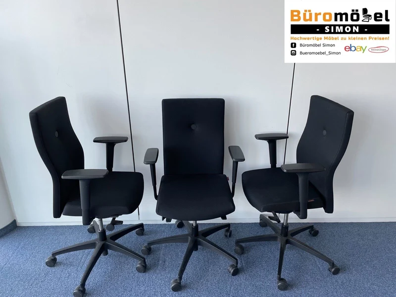 Züco Bürodrehstuhl Schwarz