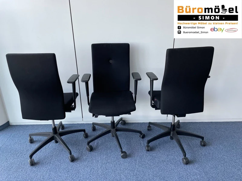 Züco Bürodrehstuhl Schwarz