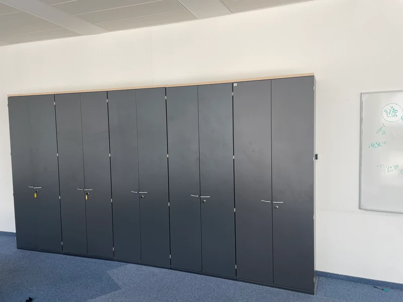 König & Neurath Wandschrank Ahorn/Anthrazit 6 OH
