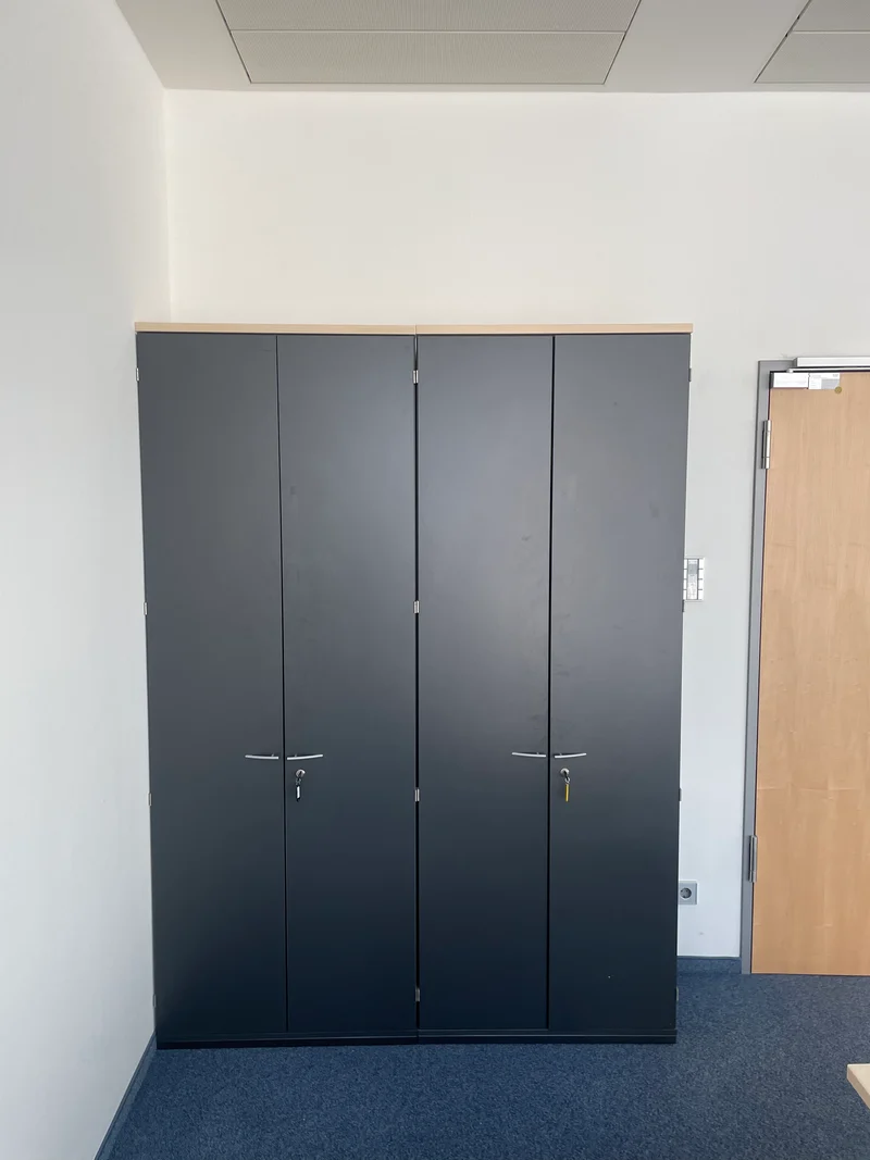 König & Neurath Wandschrank Ahorn/Anthrazit 6 OH