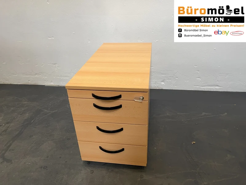 OKA Rollcontainer Buche