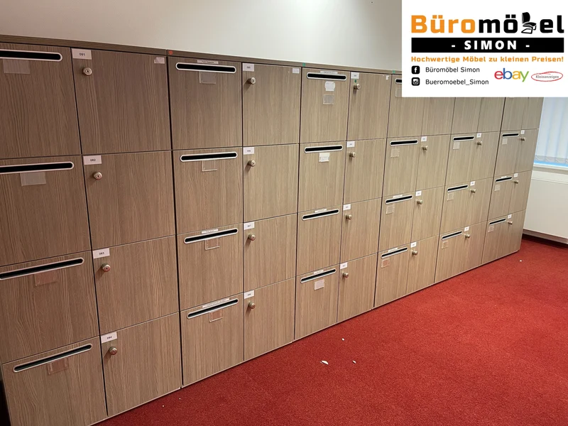 König Neurath Wertfachschrank Schließfachschrank Akazie