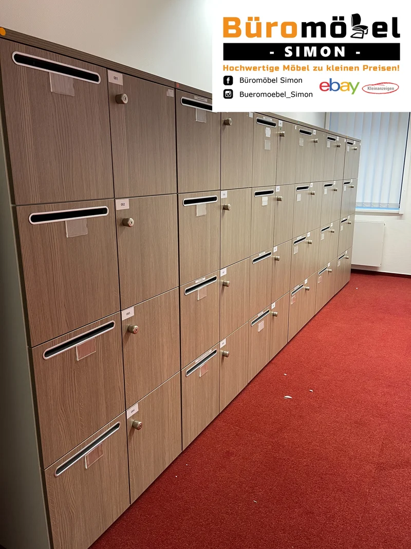 König Neurath Wertfachschrank Schließfachschrank Akazie
