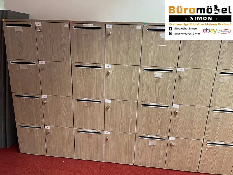 König Neurath Wertfachschrank Schließfachschrank Akazie