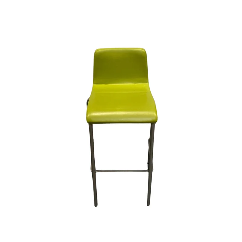 Steelcase Stehhocker Barhocker Leder Grün