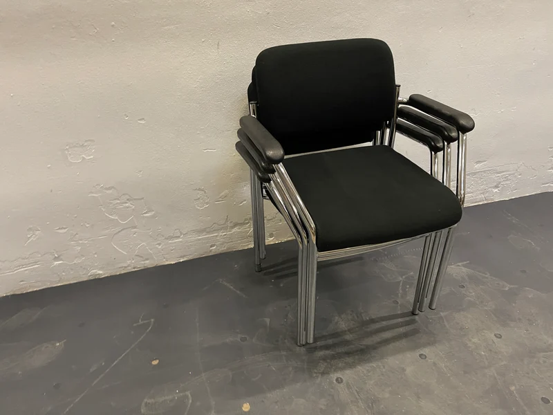 Malscher Sitzmöbel Konferenzstuhl Schwarz
