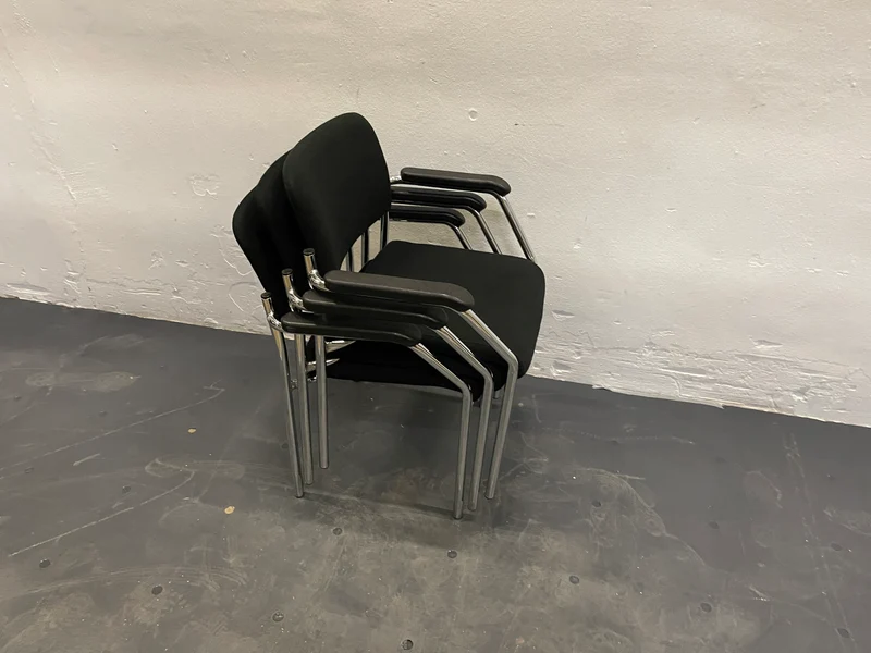Malscher Sitzmöbel Konferenzstuhl Schwarz