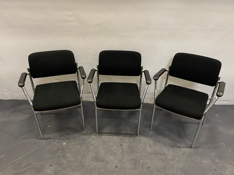 Malscher Sitzmöbel Konferenzstuhl Schwarz