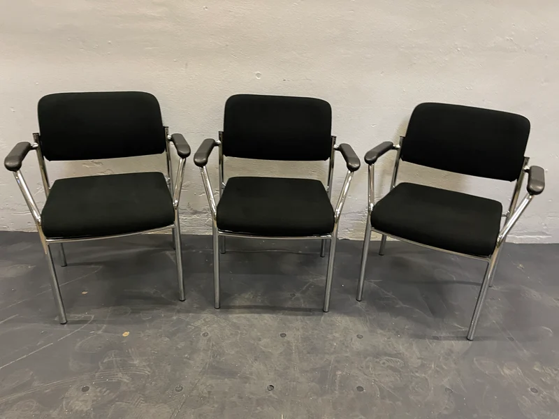 Malscher Sitzmöbel Konferenzstuhl Schwarz