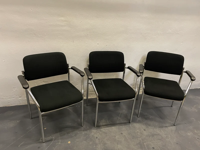 Malscher Sitzmöbel Konferenzstuhl Schwarz