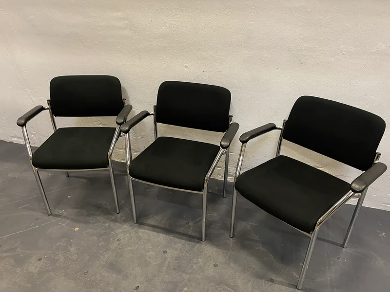 Malscher Sitzmöbel Konferenzstuhl Schwarz